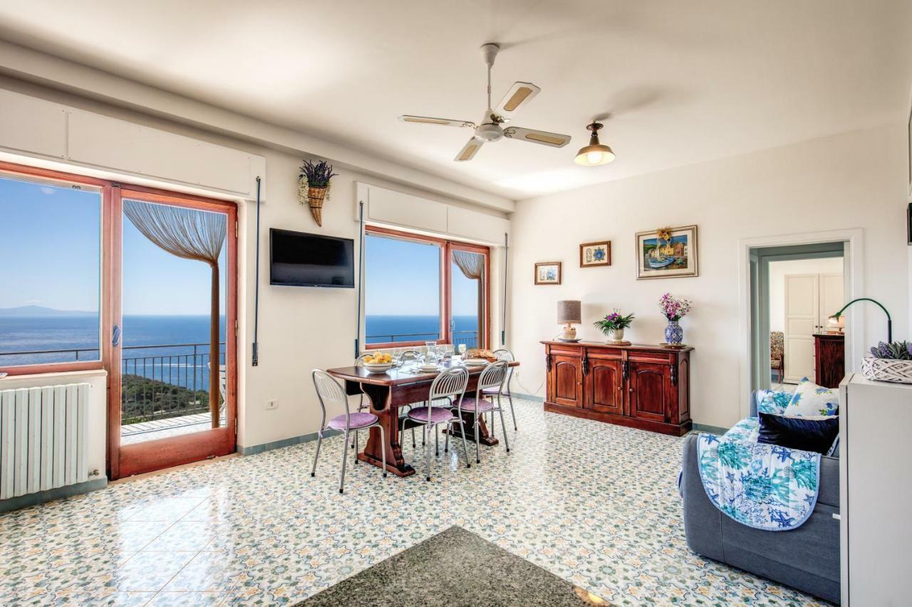 Geca'S House - Panoramic Sea View Studio Massa Lubrense Bagian luar foto