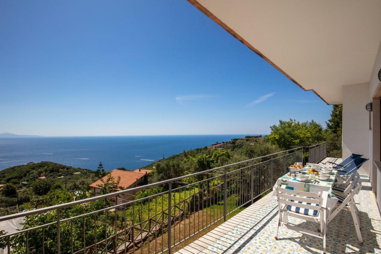 Geca'S House - Panoramic Sea View Studio Massa Lubrense Bagian luar foto