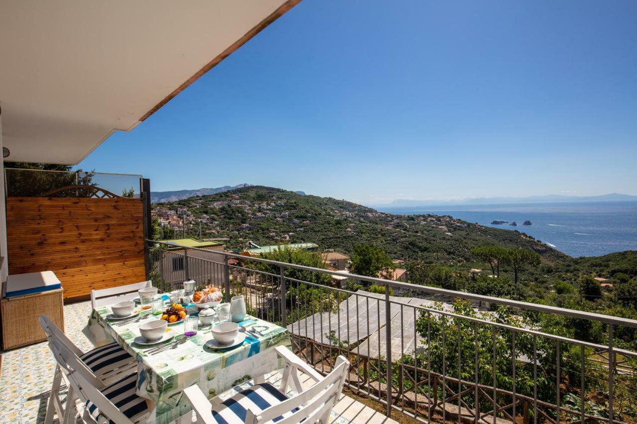 Geca'S House - Panoramic Sea View Studio Massa Lubrense Bagian luar foto